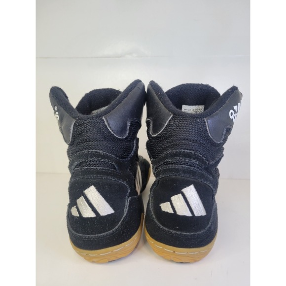 Vintage Y2K‎ Adidas Tyrint Wrestling Shoes Boxing MMA 2001 Black White Men\'s 7.5 main image 8